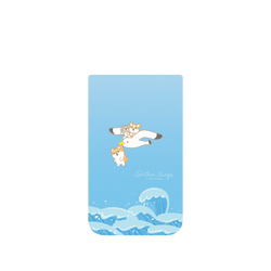 iPhone Air Clear Case（MagSafe 兼容 & 相機按鈕）  柴語錄 海浪版