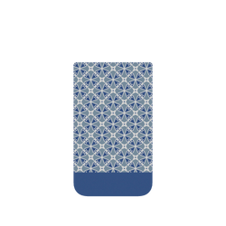 iPhone Air Clear Case（MagSafe 兼容 & 相機按鈕）  老屋顏 經典鐵窗花 - 藍