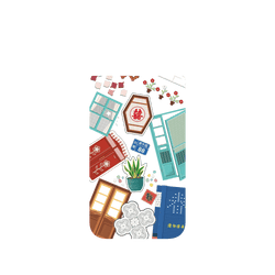 iPhone Air Clear Case（相機按鈕）  老屋顏 老房子拼貼