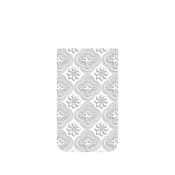 iPhone Air Clear Case（相機按鈕）  老屋顏 壓花玻璃-白色海棠