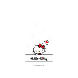 犀牛盾Clear Case (相機按鈕) 防摔背蓋手機殼 - iPhone Air - 【聯名設計款】 - Hello Kitty - 普普風圓點
