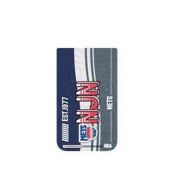 犀牛盾 Clear Case (相機按鈕) 防摔背蓋手機殼 - iPhone Air - 【聯名設計款】 - NBA - 復古球員卡-紐澤西籃網 New Jersey Nets - Vintage Card