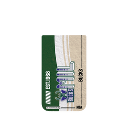 iPhone Air Clear Case（相機按鈕）  NBA 復古球員卡-密爾瓦基公鹿 Milwaukee Bucks - Vintage Card