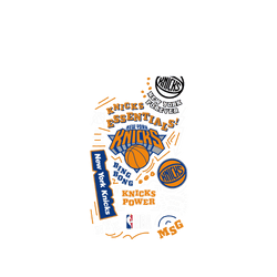 iPhone Air Clear Case（相機按鈕）  NBA 塗鴉系列-紐約尼克 New York Knicks - Graffiti