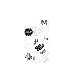 iPhone Air Clear Case（MagSafe 兼容 & 相機按鈕）  NBA 塗鴉系列-聖安東尼奧馬刺 San Antonio Spurs - Graffiti
