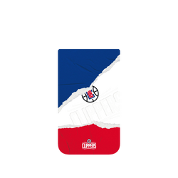 犀牛盾Clear Case (相機按鈕) 防摔背蓋手機殼 - iPhone Air - 【聯名設計款】 - NBA - 熱血系列-洛杉磯快艇 L.A Clippers - Sweat and Tears