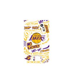 iPhone Air Clear Case（MagSafe 兼容 & 相機按鈕）  NBA 塗鴉系列-洛杉磯湖人 L.A. Lakers - Graffiti