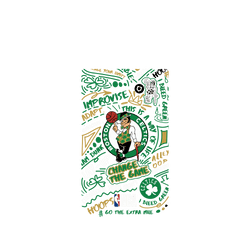 iPhone Air Clear Case（MagSafe 兼容 & 相機按鈕）  NBA 塗鴉系列-波士頓塞爾提克 Boston Celtics - Graffiti