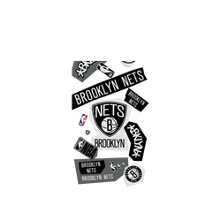 iPhone Air Clear Case（MagSafe 兼容 & 相機按鈕）  NBA 拼貼系列-布魯克林籃網 Brooklyn Nets - Collage