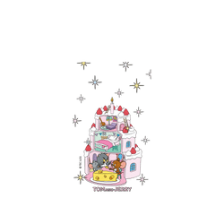 犀牛盾Clear (MagSafe 兼容 & 相機按鈕)防摔背蓋手機殼 - iPhone Air - 【聯名設計款】 - 湯姆貓與傑利鼠 Tom and Jerry - 生日快樂!