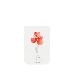 犀牛盾Clear Case (相機按鈕) 防摔背蓋手機殼 - iPhone 17 Pro - 【聯名設計款】 - 爽爽貓 Song Song Meow By SECOND - 愛心氣球