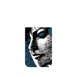 犀牛盾Clear (MagSafe 兼容 & 相機按鈕)防摔背蓋手機殼 - iPhone 17 Pro - 【聯名設計款】 - 伊藤潤二 Junji Ito - 抽色設計款 - 十字路口的美少年