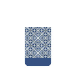 iPhone 17 Pro Clear Case（相機按鈕）  老屋顏 經典鐵窗花 - 藍