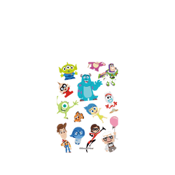 犀牛盾Clear Case（相機按鈕）防摔背蓋手機殼 - iPhone 17 Pro - 【聯名設計款】 - 迪士尼-皮克斯 PIXAR - 皮克斯系列 - 角色集合