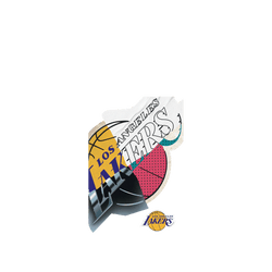 iPhone 17 Pro Clear Case（MagSafe 兼容 & 相機按鈕）  NBA 拼接系列-洛杉磯湖人 L.A. Lakers - Style Mix