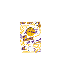 iPhone 17 Pro Clear Case（相機按鈕）  NBA 塗鴉系列-洛杉磯湖人 L.A. Lakers - Graffiti