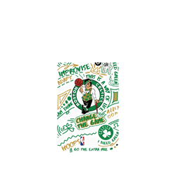 iPhone 17 Pro Clear Case（相機按鈕）  NBA 塗鴉系列-波士頓塞爾提克 Boston Celtics - Graffiti