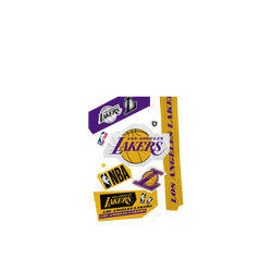 iPhone 17 Pro Clear Case（MagSafe 兼容 & 相機按鈕）  NBA 拼貼系列-洛杉磯湖人 L.A. Lakers - Collage