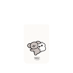 犀牛盾Clear Case (MagSafe 兼容 & 相機按鈕)防摔背蓋手機殼 - iPhone 17 Pro Max - 【聯名設計款】 - 爽爽貓 Song Song Meow By SECOND - 爽爽貓與無尾熊