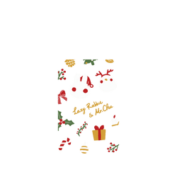 iPhone 17 Pro Max Clear Case（MagSafe 兼容 & 相機按鈕）  懶散兔與啾先生 About Christmas