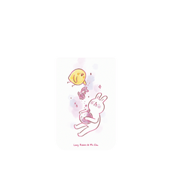 iPhone 17 Pro Max Clear Case（相機按鈕）  懶散兔與啾先生 金魚