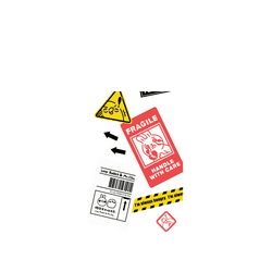 iPhone 17 Pro Max Clear Case（相機按鈕）  懶散兔與啾先生 標籤