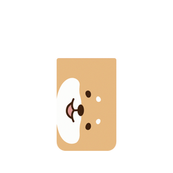 犀牛盾Clear Case (MagSafe 兼容 & 相機按鈕)防摔背蓋手機殼 - iPhone 17 Pro Max - 【聯名設計款】 - 柴語錄 Shiba Says - 廢柴大臉(橫)