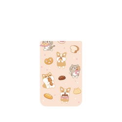 犀牛盾Clear Case (MagSafe 兼容 & 相機按鈕)防摔背蓋手機殼 - iPhone 17 Pro Max - 【聯名設計款】 - 柴語錄 Shiba Says - 華麗的麵包對決