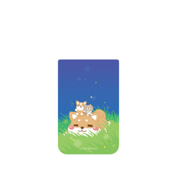 犀牛盾Clear Case (MagSafe 兼容 & 相機按鈕)防摔背蓋手機殼 - iPhone 17 Pro Max - 【聯名設計款】 - 柴語錄 Shiba Says - 頹在草地上的廢柴