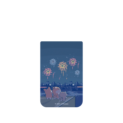 犀牛盾Clear Case (相機按鈕) 防摔背蓋手機殼 - iPhone 17 Pro Max - 【聯名設計款】 - 柴語錄 Shiba Says - 一起看煙火