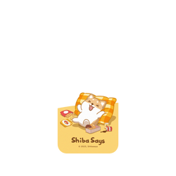 犀牛盾Clear Case (相機按鈕) 防摔背蓋手機殼 - iPhone 17 Pro Max - 【聯名設計款】 - 柴語錄 Shiba Says - 在家小確幸