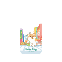 犀牛盾Clear Case (MagSafe 兼容 & 相機按鈕)防摔背蓋手機殼 - iPhone 17 Pro Max - 【聯名設計款】 - 柴語錄 Shiba Says - 出國小確幸