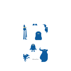 犀牛盾Clear Case (相機按鈕) 防摔背蓋手機殼 - iPhone 17 Pro Max - 【聯名設計款】 - 迪士尼-皮克斯 PIXAR - Monsters 2