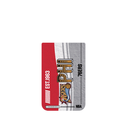 iPhone 17 Pro Max Clear Case（相機按鈕）  NBA 復古球員卡-費城76人 Philadelphia 76ers - Vintage Card