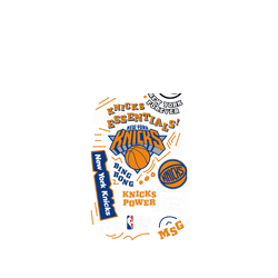 iPhone 17 Pro Max Clear Case（MagSafe 兼容 & 相機按鈕）  NBA 塗鴉系列-紐約尼克 New York Knicks - Graffiti