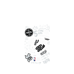 iPhone 17 Pro Max Clear Case（MagSafe 兼容 & 相機按鈕）  NBA 塗鴉系列-聖安東尼奧馬刺 San Antonio Spurs - Graffiti