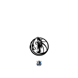 iPhone 17 Pro Max Clear Case（相機按鈕）  NBA B&W-達拉斯獨行俠 Dallas Mavericks B&W