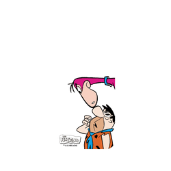 犀牛盾Clear Case (MagSafe 兼容 & 相機按鈕)防摔背蓋手機殼 - iPhone 17 Pro Max - 【聯名設計款】 - 摩登原始人 The Flintstones - 摩登原始人 - 可愛互動