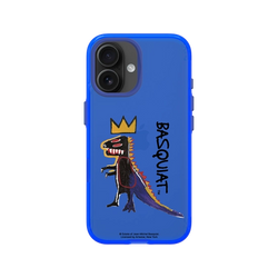 iPhone 16 Clear (相機按鈕)  巴斯奇亞 Jean-Michel Basquiat 小恐龍
