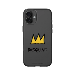 iPhone 16 Plus Clear (相機按鈕)  巴斯奇亞 Jean-Michel Basquiat 皇冠