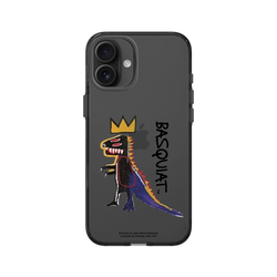 iPhone 16 Plus Clear (相機按鈕)  巴斯奇亞 Jean-Michel Basquiat 小恐龍