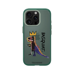 iPhone 16 Pro Clear (相機按鈕)  巴斯奇亞 Jean-Michel Basquiat 小恐龍