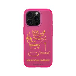iPhone 16 Pro Clear (相機按鈕)  巴斯奇亞 Jean-Michel Basquiat 邪惡思想