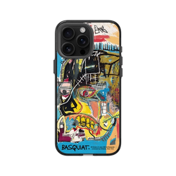 iPhone 16 Pro Max Clear (相機按鈕)  巴斯奇亞 Jean-Michel Basquiat 骷顱頭