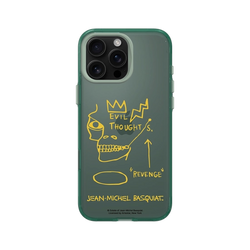iPhone 16 Pro Max Clear (相機按鈕)  巴斯奇亞 Jean-Michel Basquiat 邪惡思想