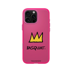 iPhone 16 Pro Max Clear (相機按鈕)  巴斯奇亞 Jean-Michel Basquiat 皇冠