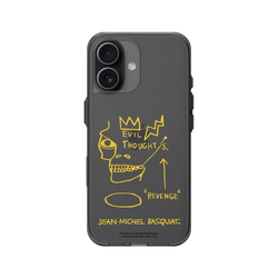 iPhone 17 Clear (相機按鈕)  巴斯奇亞 Jean-Michel Basquiat 邪惡思想