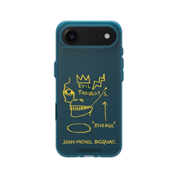 iPhone Air Clear (相機按鈕)  巴斯奇亞 Jean-Michel Basquiat 邪惡思想