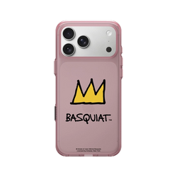 iPhone 17 Pro Max Clear (相機按鈕)  巴斯奇亞 Jean-Michel Basquiat 皇冠