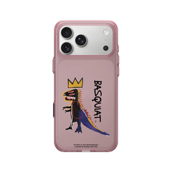 iPhone 17 Pro Max Clear (相機按鈕)  巴斯奇亞 Jean-Michel Basquiat 小恐龍